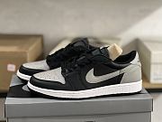 Nike Jordan 1 Low Smoke Grey Black Sneakers  - 1