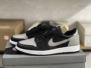Nike Jordan 1 Low Smoke Grey Black Sneakers 