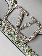 Valentino Women’s Loco small shoulder bag with Swarovski crystals 27x13x6 cm - 5