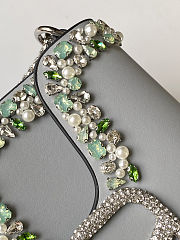 Valentino Women’s Loco small shoulder bag with Swarovski crystals 27x13x6 cm - 6