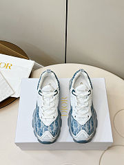  Dior Deep Blue Oblique Technical Fabric and Transparent Rubber - 4