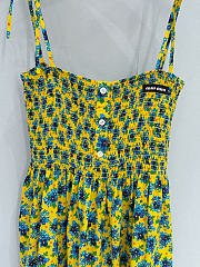 Miu Miu Multicolored Crepe De Chine Mini-dress - 3