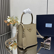 Prada Panier mini Saffiano leather bag 18×17×10.5cm! - 4