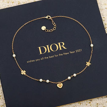 Dior Lucky Gold Necklace