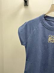 Loewe Small fit T-shirt in navy blue - 5