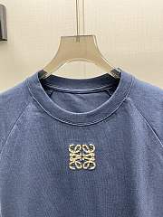 Loewe Small fit T-shirt in navy blue - 4