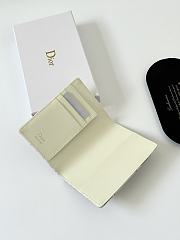 Dior Promenade Glycine Wallet Latte and Gray Dior Oblique Jacquard 10X14X2.5 - 6