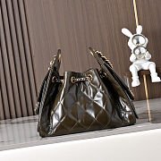 CHANEL 25 Small Handbag Dark Kaki Bag 30-26-14cm - 6