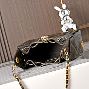CHANEL 25 Small Handbag Dark Kaki Bag 30-26-14cm - 2