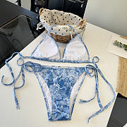 Blue Christian Dior Swimsuit  - 2