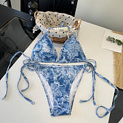 Blue Christian Dior Swimsuit  - 3