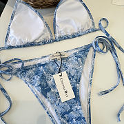 Blue Christian Dior Swimsuit  - 4