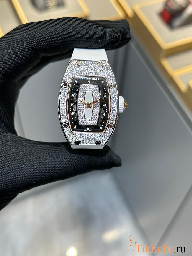 Richard Mille RM 07-01 White Gold Snow-Setting Mother of Pear Watch - 1