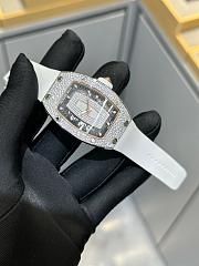 Richard Mille RM 07-01 White Gold Snow-Setting Mother of Pear Watch - 4