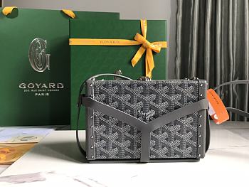 Goyard Minaudiere Trunk Bag Grey 17cm × 11.5cm × 5.5cm