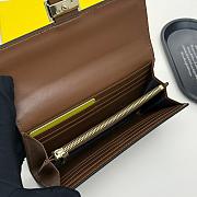 Fendi Baguette Continental With Chain 19x10.5x3.5cm - 4
