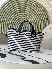 Chanel 2026 Large Striped Shopping Tote 36cm - 1