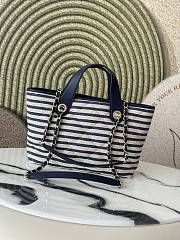 Chanel 2026 Large Striped Shopping Tote 36cm - 4