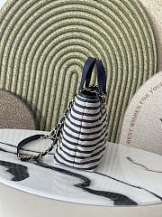 Chanel 2026 Large Striped Shopping Tote 36cm - 2