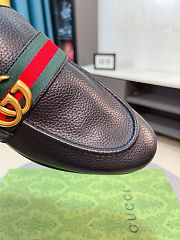 Gucci Leather Loafer With GG - 3