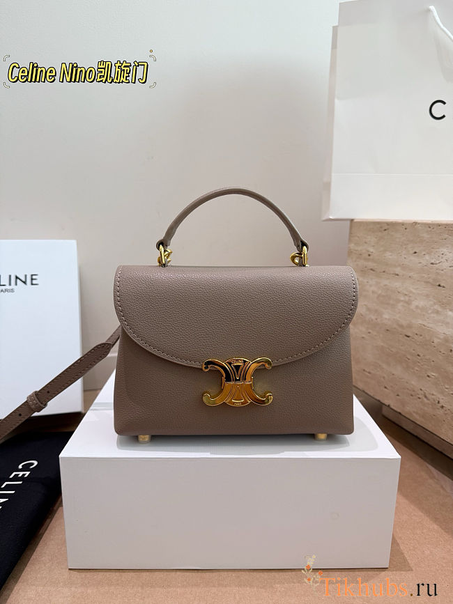 CELINE NINO BAG IN SUPPLE GRAINED CALFSKIN 20cm - 1