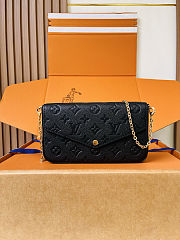 Louis Vuitton Pochette Félicie Monogram Empreinte 21x12x3 cm - 5