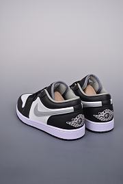 Nike Air Jordan 1 LowBlack Medium Grey Sneakers - 5