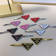 Prada metal hair clips gold - 4