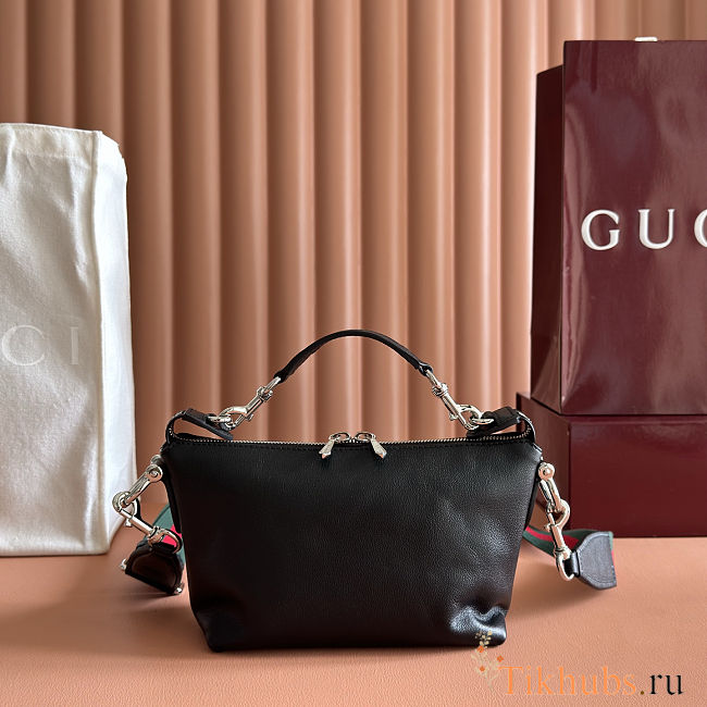 GUCCI Brera small crossbody bag in blackleather 25.5cm x 14cm x 8cm  - 1
