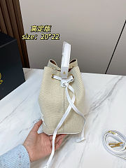 Versace La Medusa Canvas Bucket Bag 20x22x13cm - 4