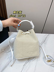 Versace La Medusa Canvas Bucket Bag 20x22x13cm - 3