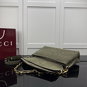 Gucci Large Suede Shoulder Bag 36x19.5x9.5 - 6