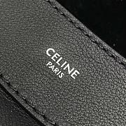 Celine Teen Polly Bag Black 29.5x3x14.5cm - 3