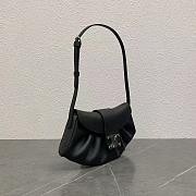 Celine Teen Polly Bag Black 29.5x3x14.5cm - 2