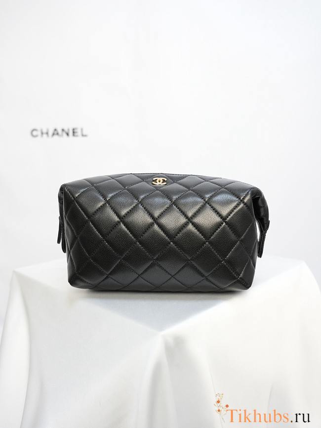 Chanel Classic Zipped Pouch 23.5x12x12cm - 1