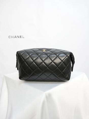 Chanel Classic Zipped Pouch 23.5x12x12cm
