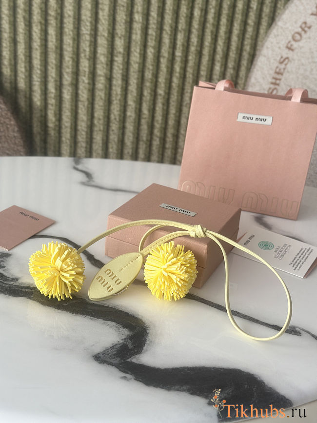 Miu Miu Leather BagCharm - 1