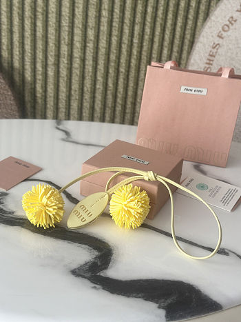 Miu Miu Leather BagCharm