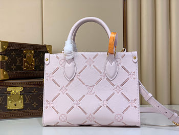 LOUIS VUITTON LV Onthego PM Monogram EmpreinteLeather Handbags 25x19x11.5 cm