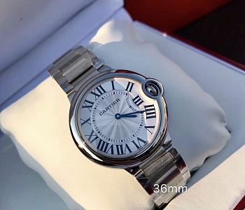 Cartier Ballon Bleu De Cartier W69011Z4 Watch 36mm