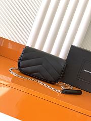 Saint Laurent Loulou Mini Matelassé Leather Shoulder Bag 20x12x6cm - 5