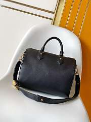 LOUIS VUITTON LV Speedy Soft 30 Low Key Black Bag 17x30x21cm - 5