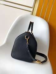 LOUIS VUITTON LV Speedy Soft 30 Low Key Black Bag 17x30x21cm - 4