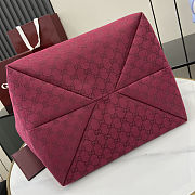 Gucci Totissima Medium Tote Rosso Ancora Red Bag 30x28x26 cm - 6