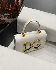 Dolce & Gabbana DG GirlsTop White Handel Bag 18x10x5cm - 5