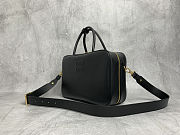 Miu Miu Black Beau Leather Top-handle Bag 34.5x12cmx23cm - 5