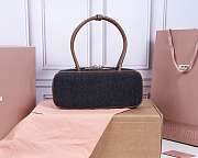 Miu Miu Blue/brandy Beau DenimBag 28X12X9cm - 3
