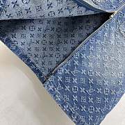 Louis Vuitton Monogram Denim A-Line Skirt - 2