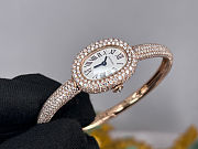 Cartier Baignoire Mini Model White Gold Diamond Watch 18.7mm - 4