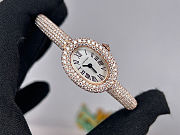 Cartier Baignoire Mini Model White Gold Diamond Watch 18.7mm - 3